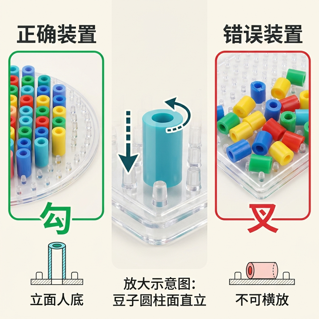 豆子正反面对比