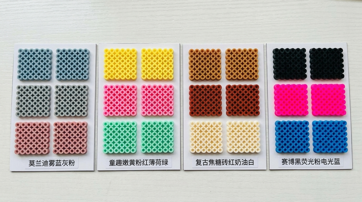四种配色方案色卡对比