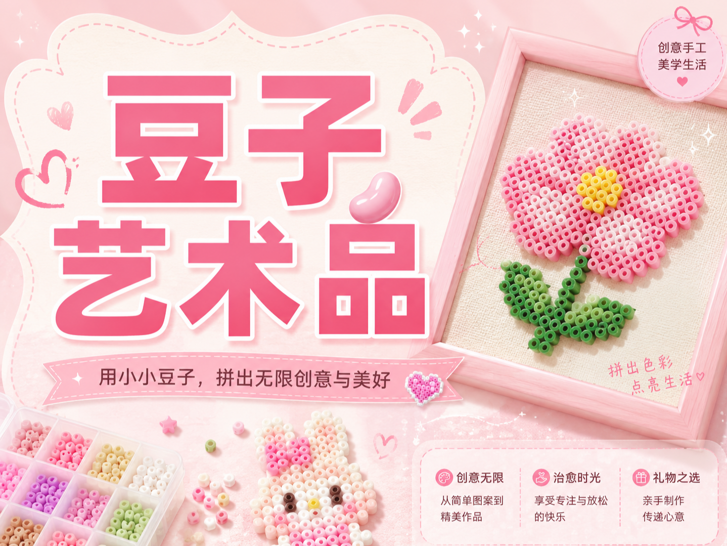 从“豆子”到艺术品：拼豆大神作品赏析