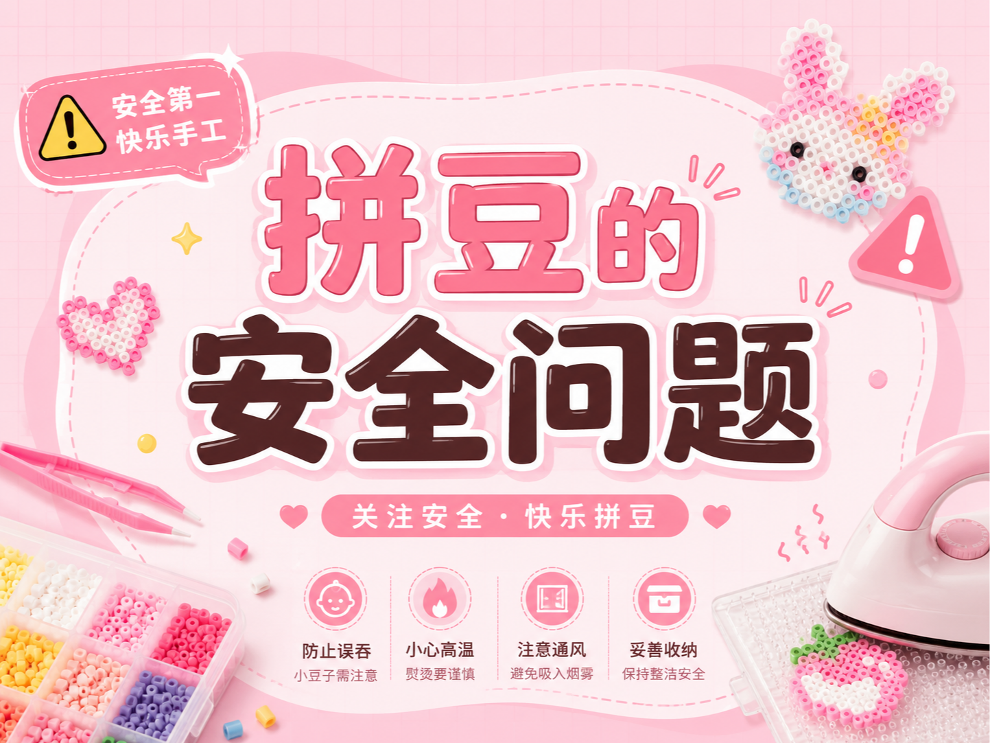 安全问题不容忽视！拼豆的正确打开方式