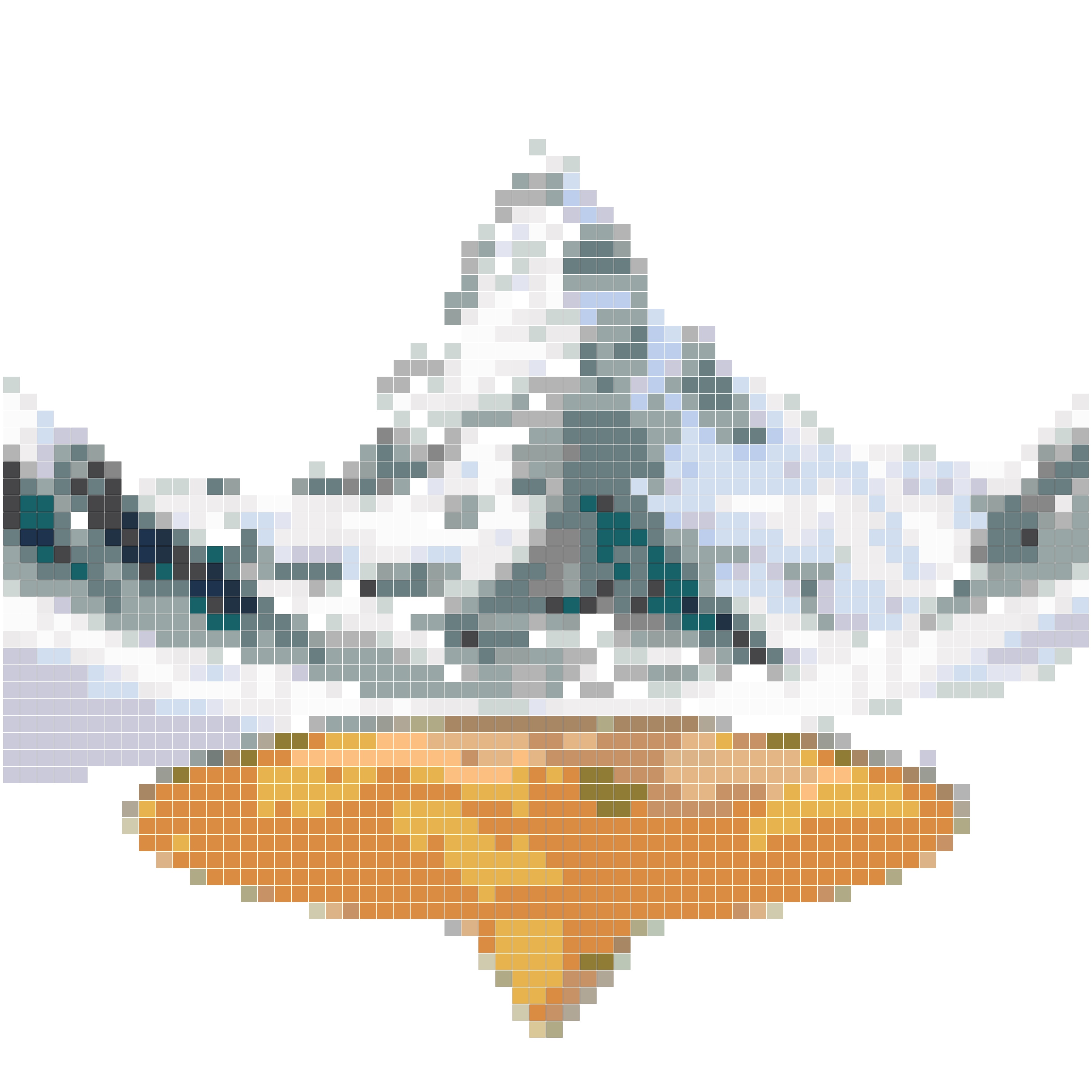 雪山下的琥珀湖