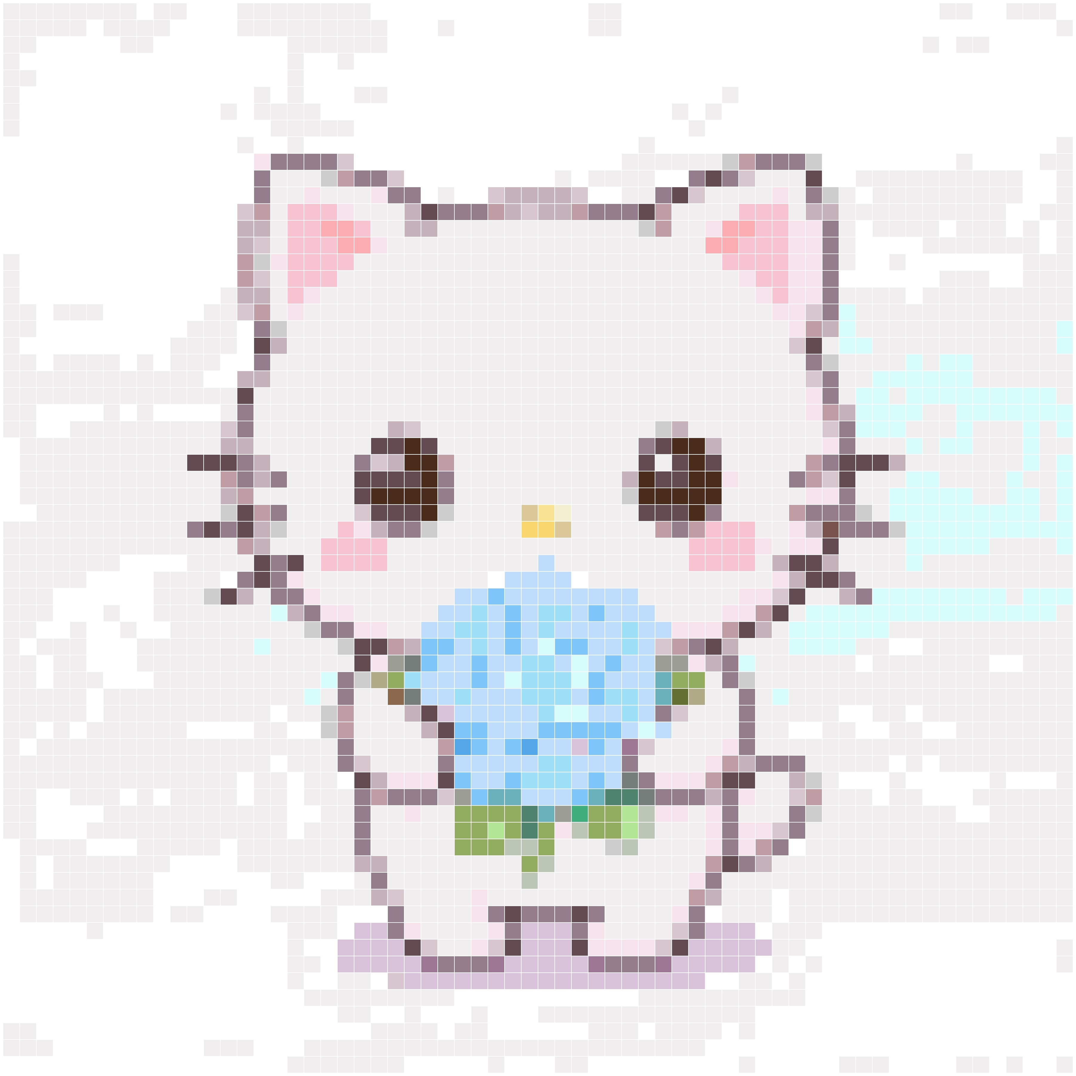 三丽鸥风格绣球花猫