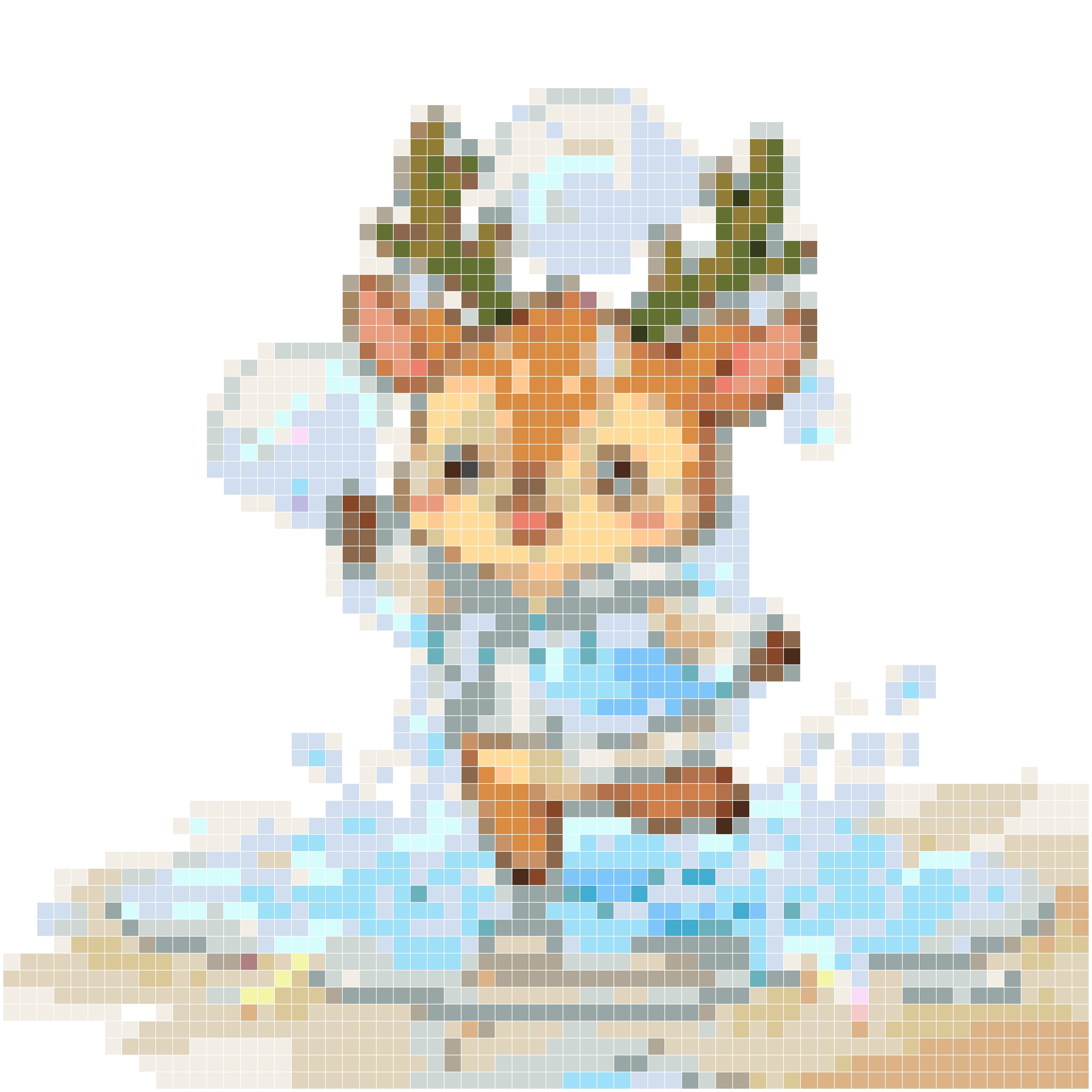 雨中浪漫拾贝壳