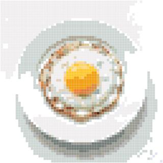 卡通煎蛋
