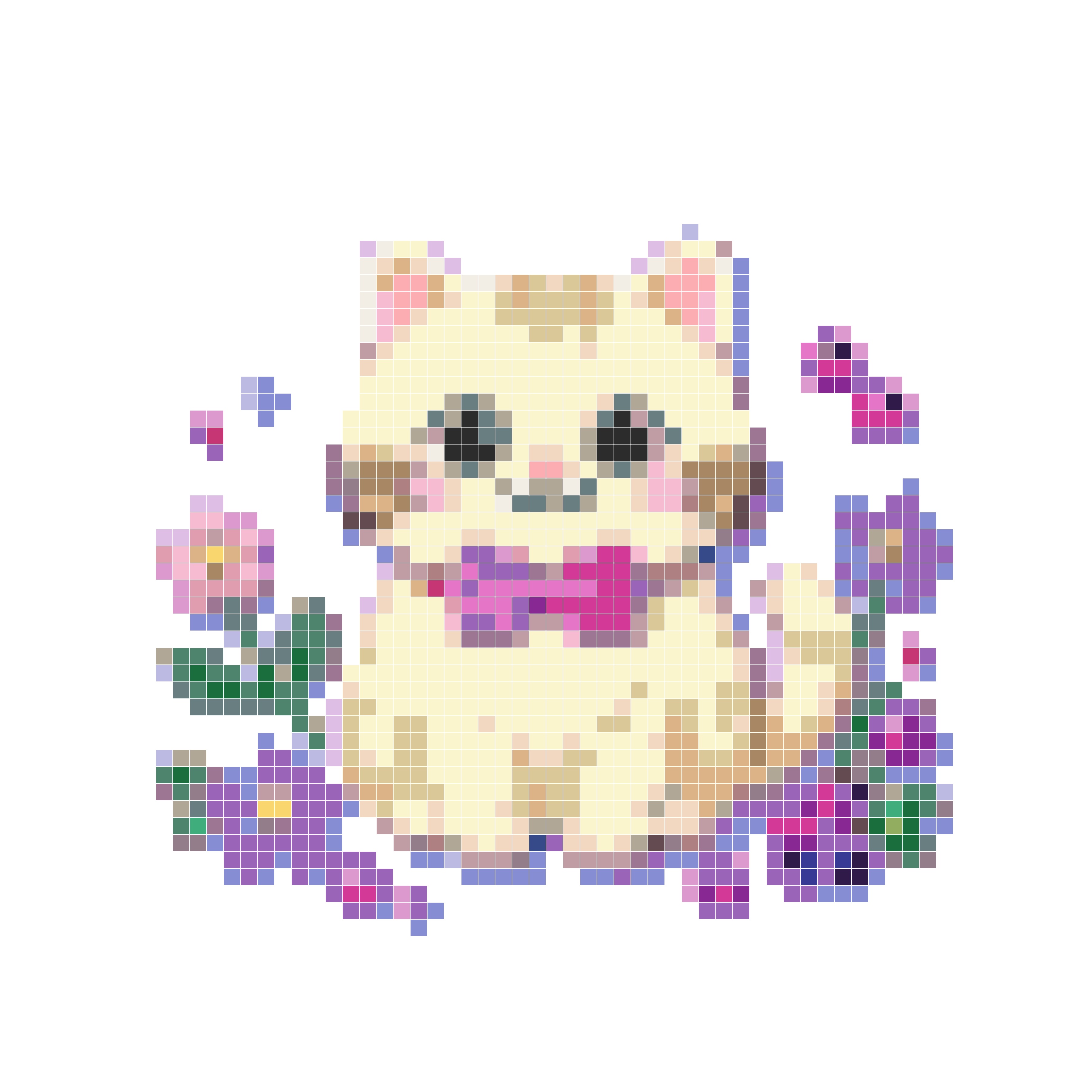 奶油花环猫