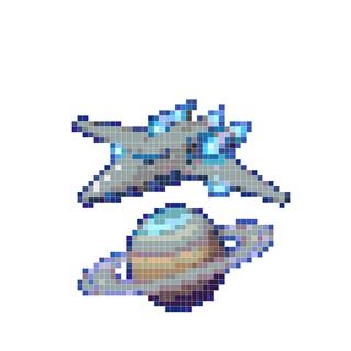 星际飞船与行星