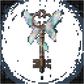 羽毛缠绕的魔法钥匙