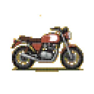 小型复古摩托车