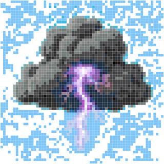 雷雨云闪电