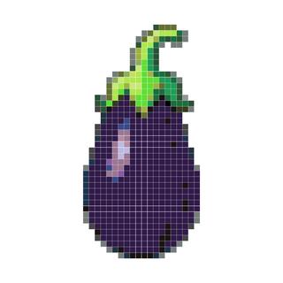 创意水果蔬菜像素画