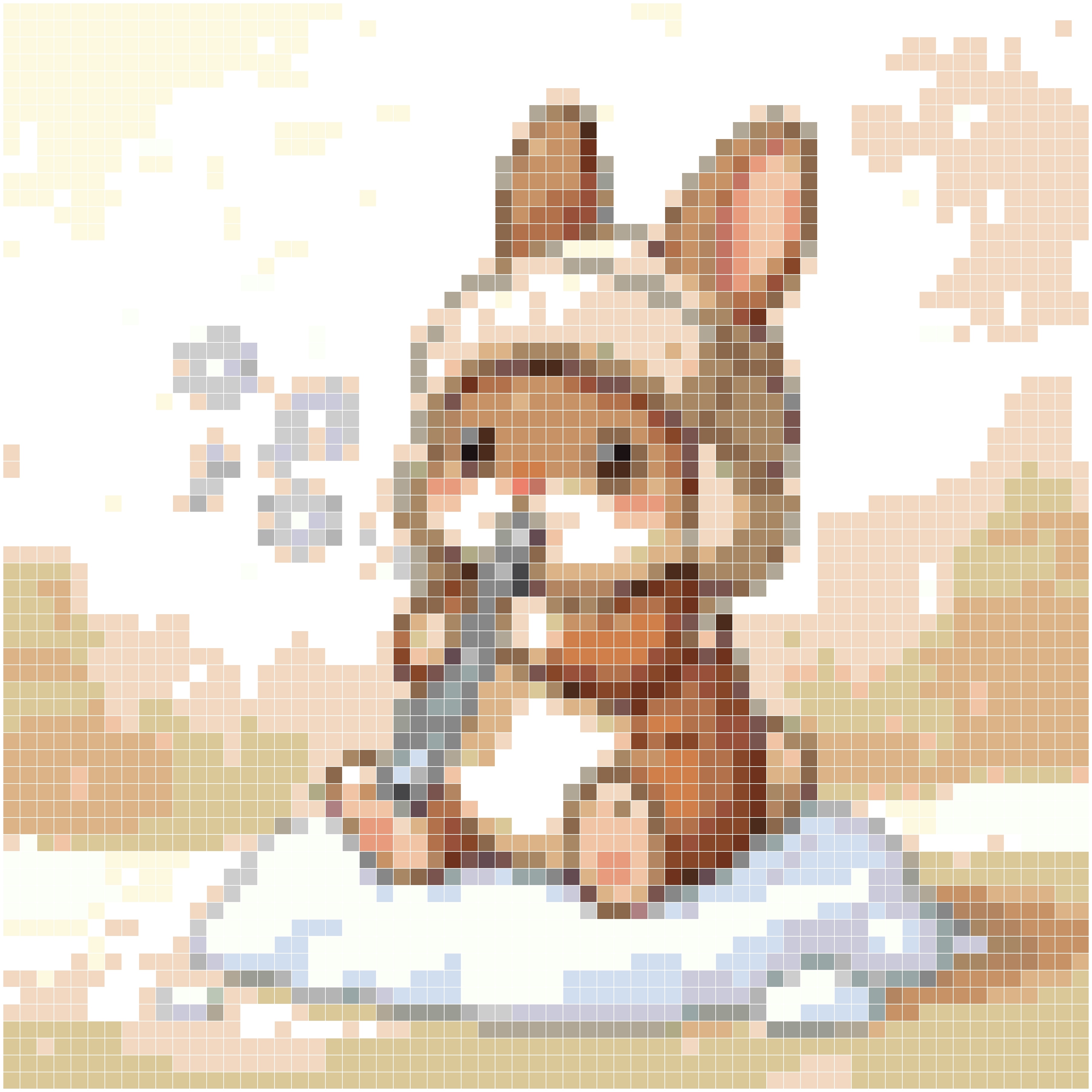 雪山音符兔
