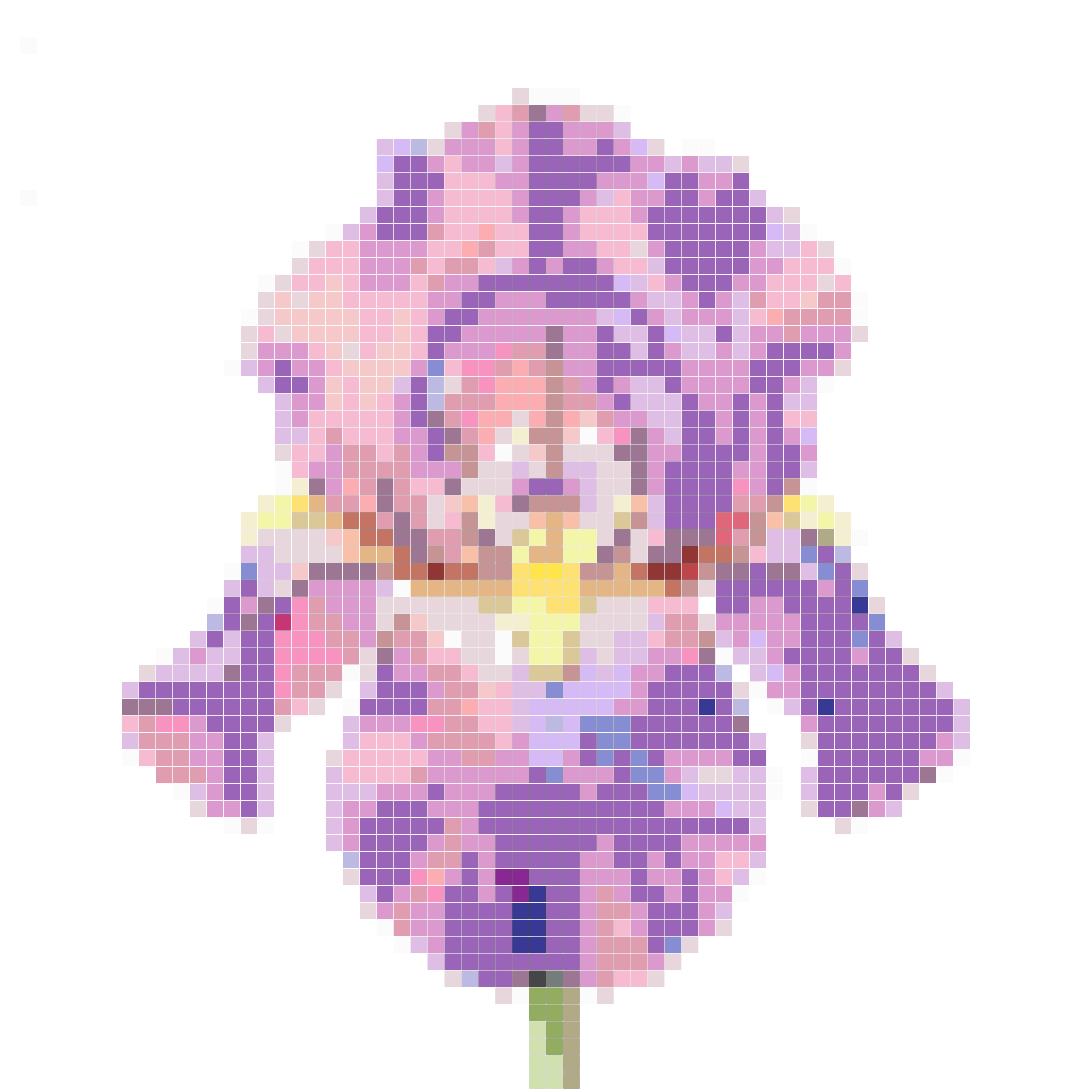 鸢尾花立体拼豆
