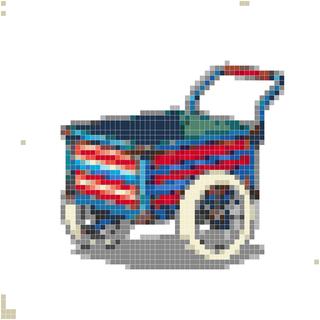 复古小推车