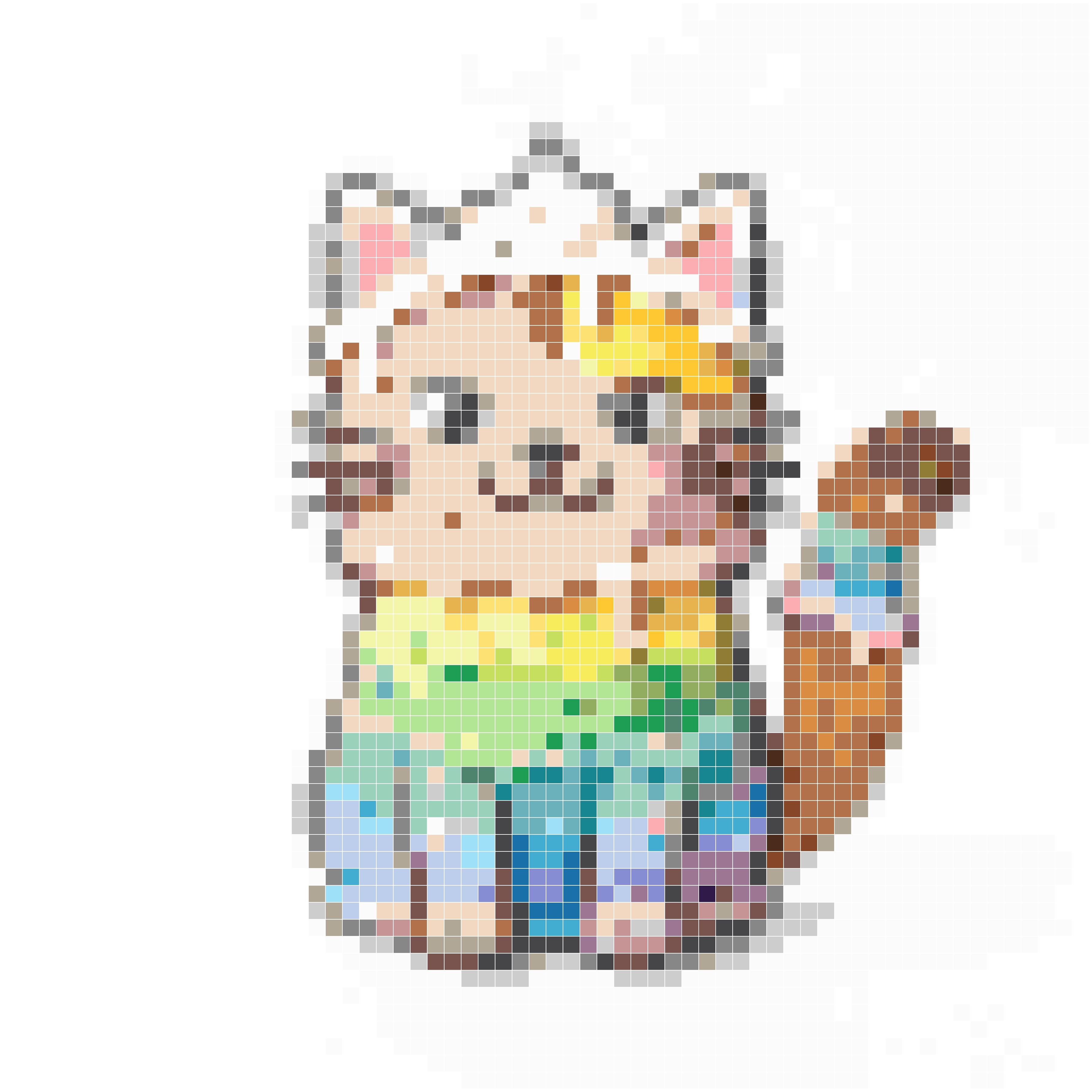 彩虹冰淇淋猫