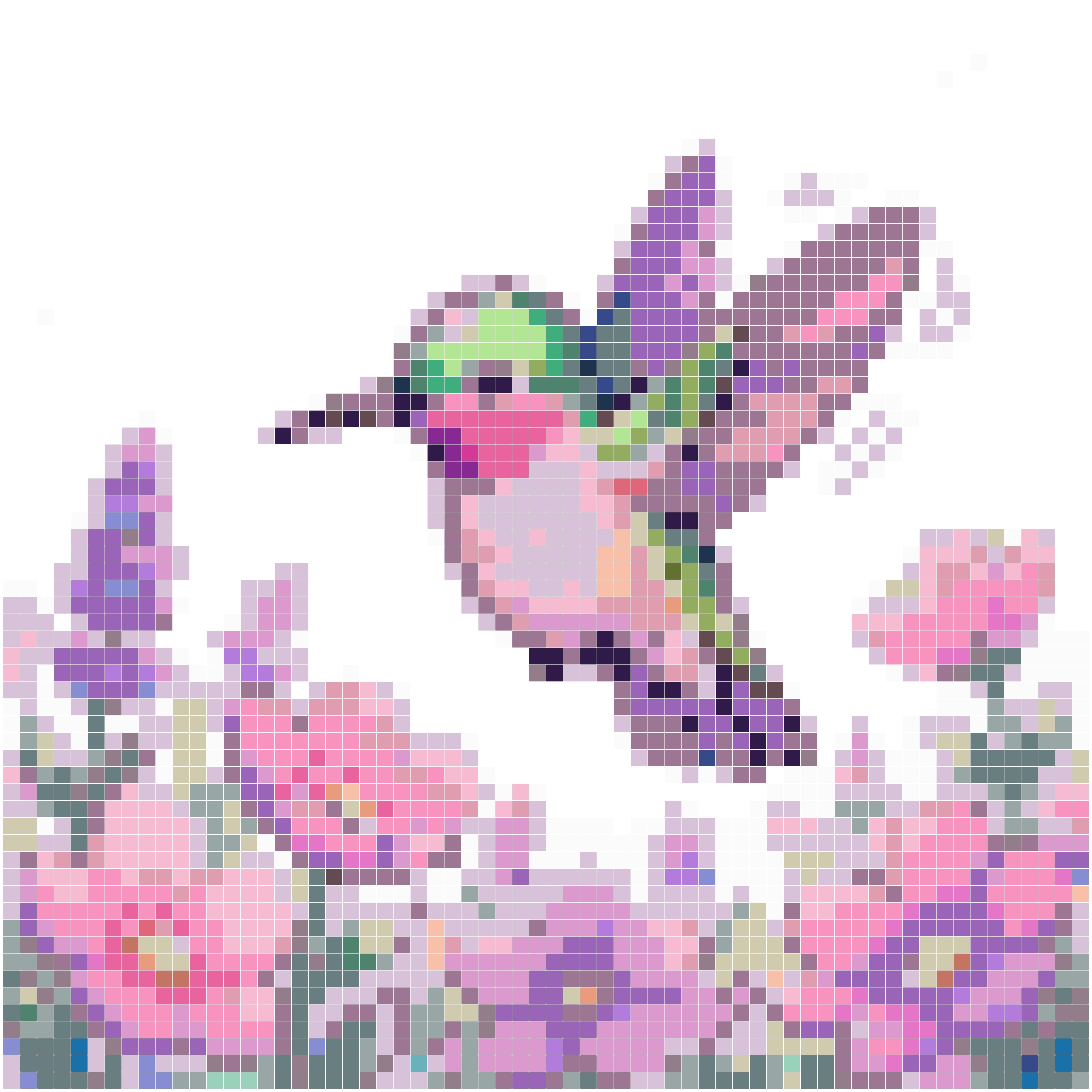梦境蝶舞花间蜂鸟
