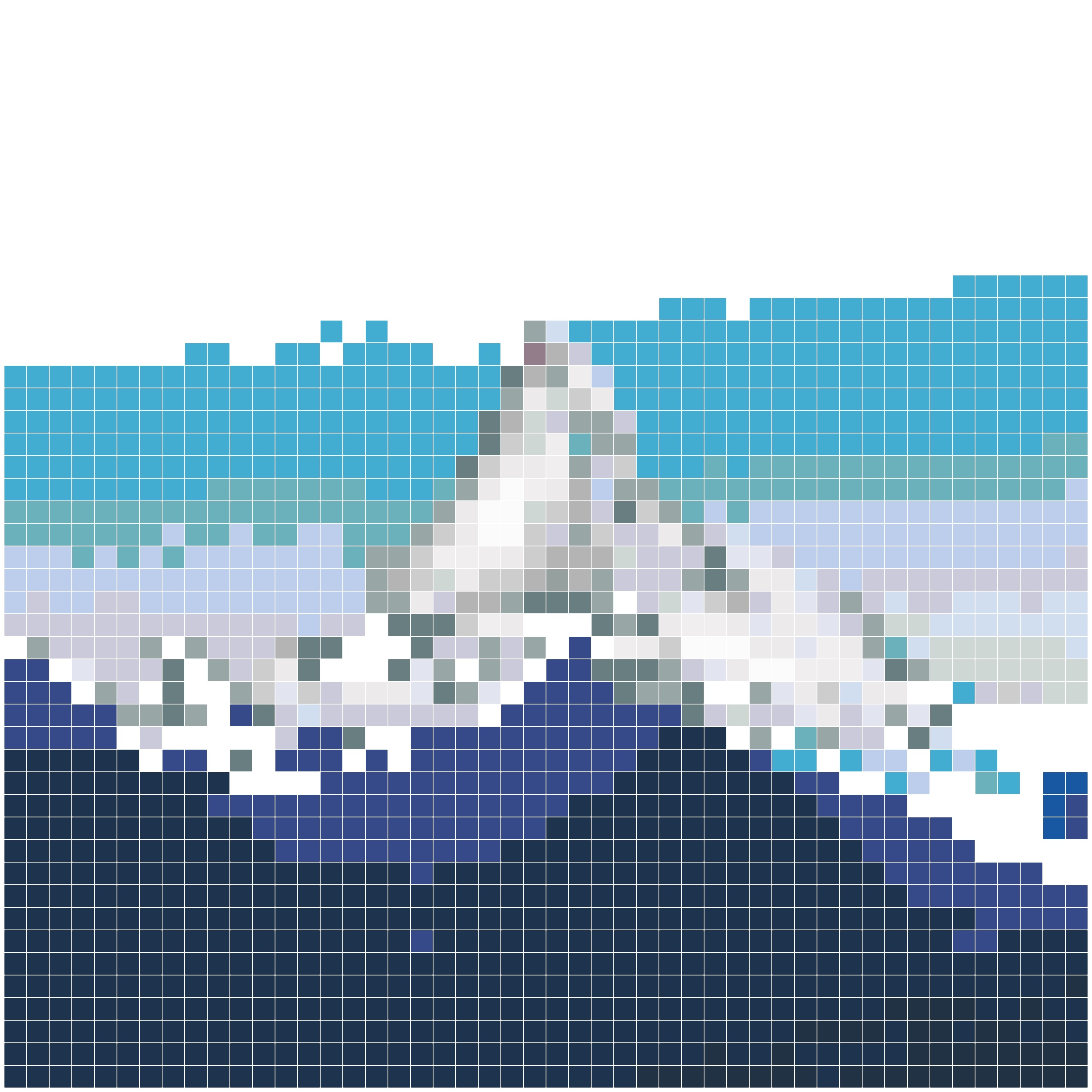 雪山剪影