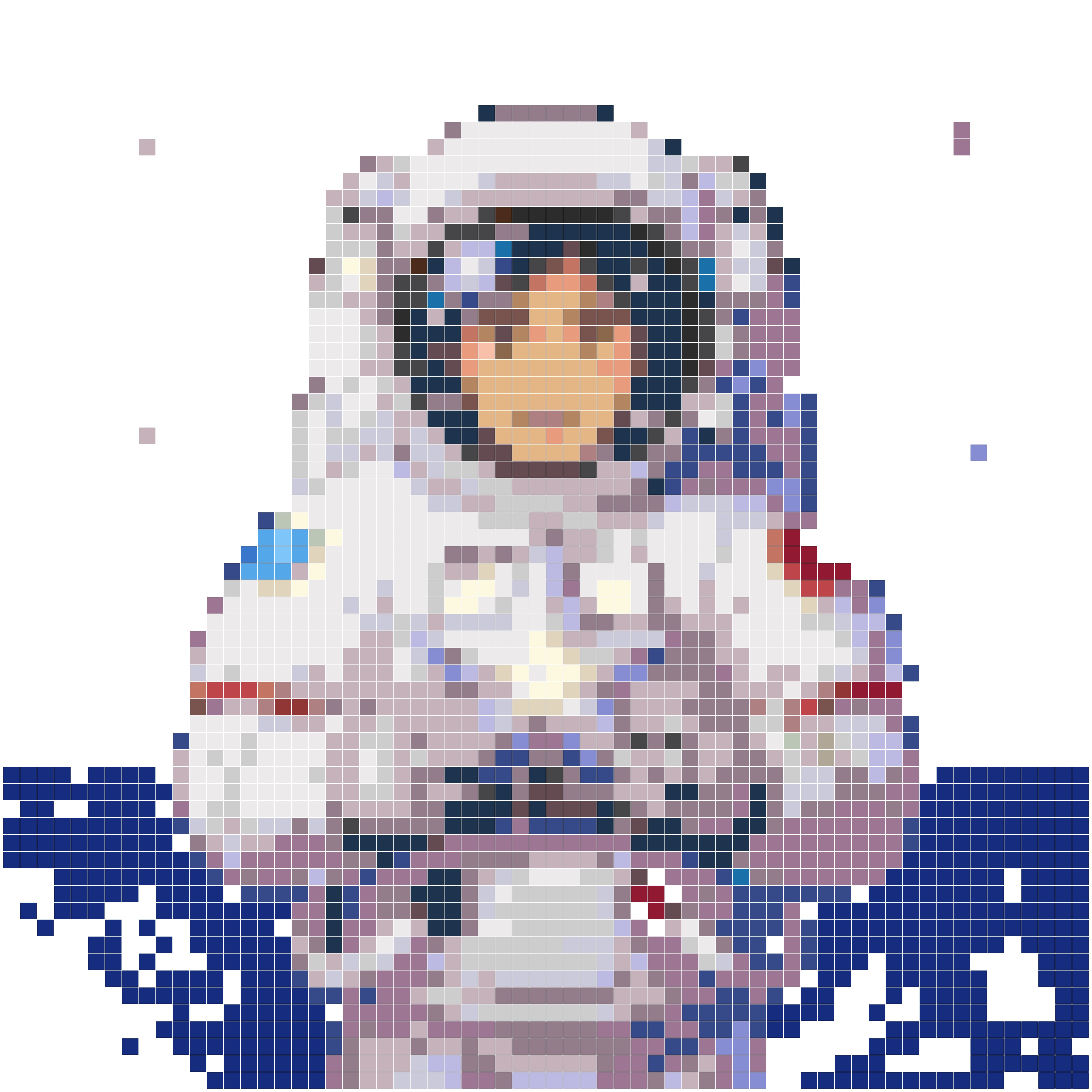 宇航员捧着闪烁星星
