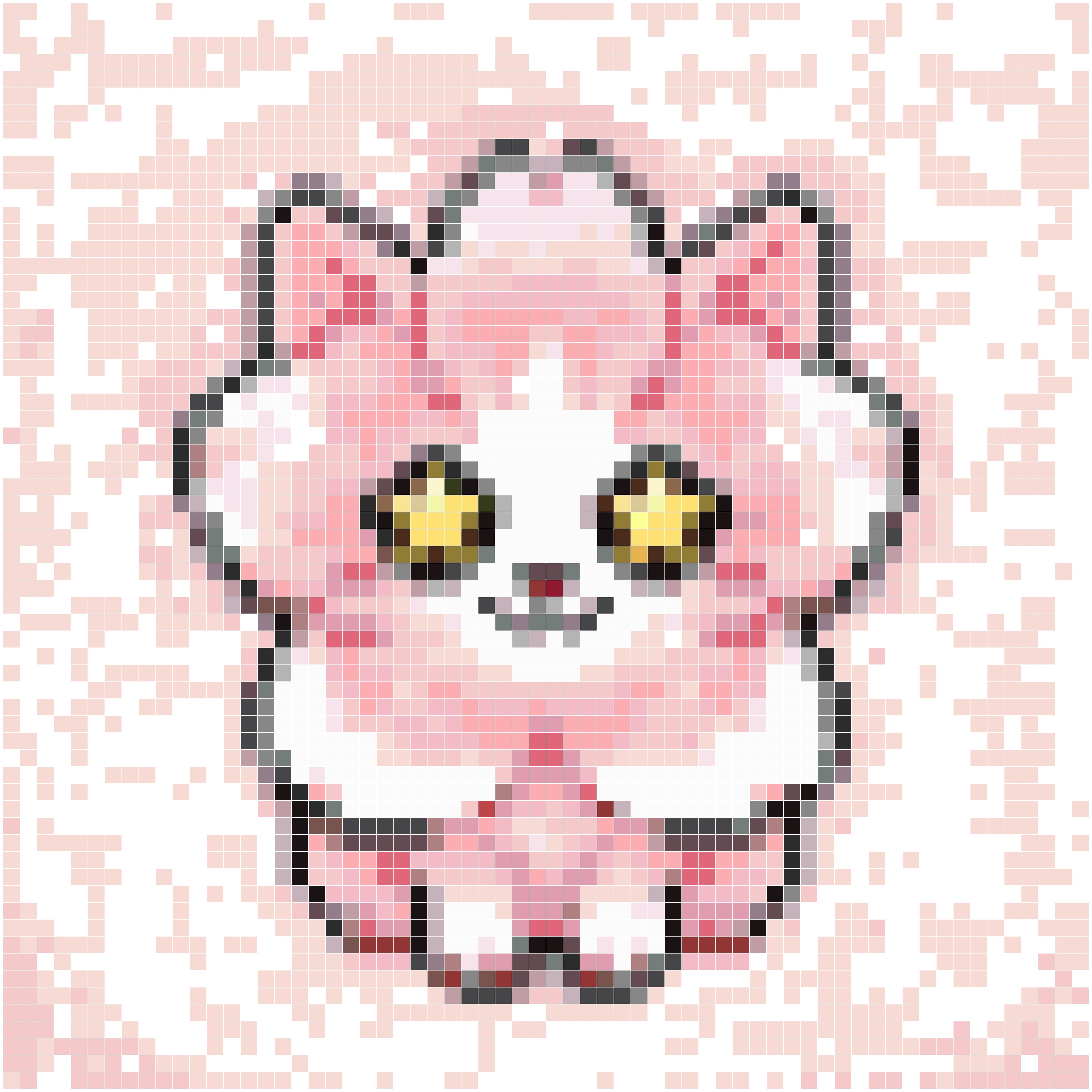 俏皮桃花猫咪