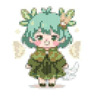与蝴蝶对话的碎叶啵啵