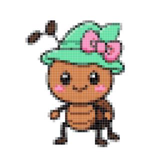 甜美帽子蚂蚁