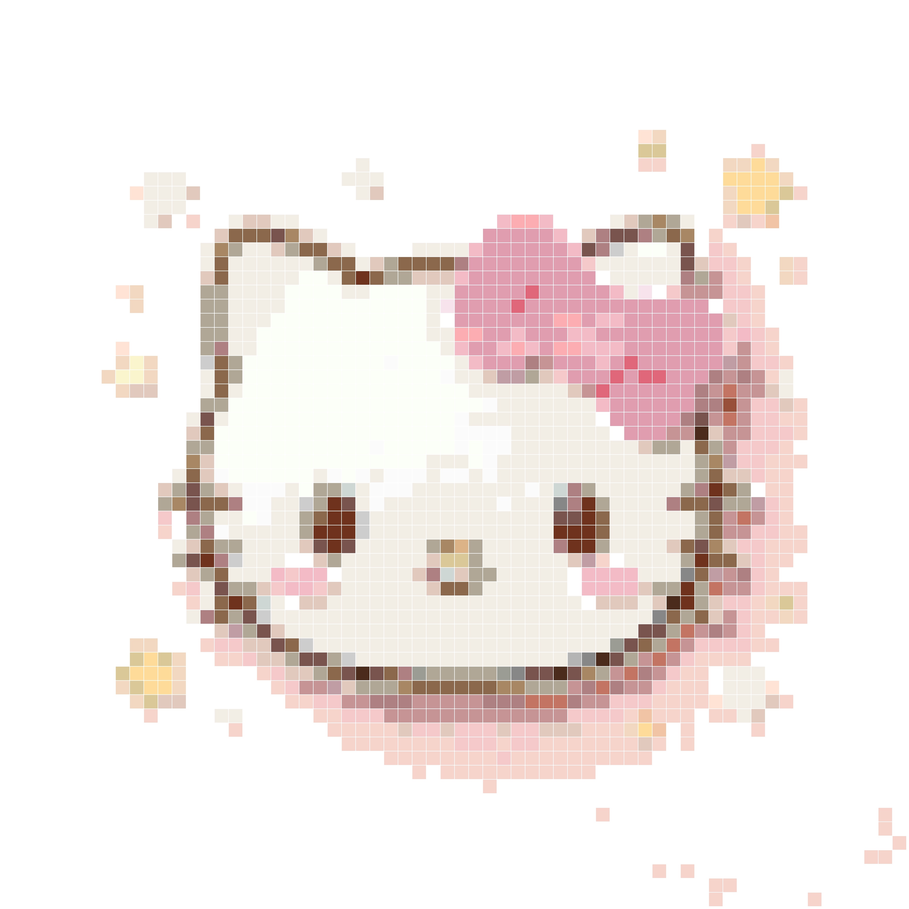 糖果色蝴蝶结小猫头像