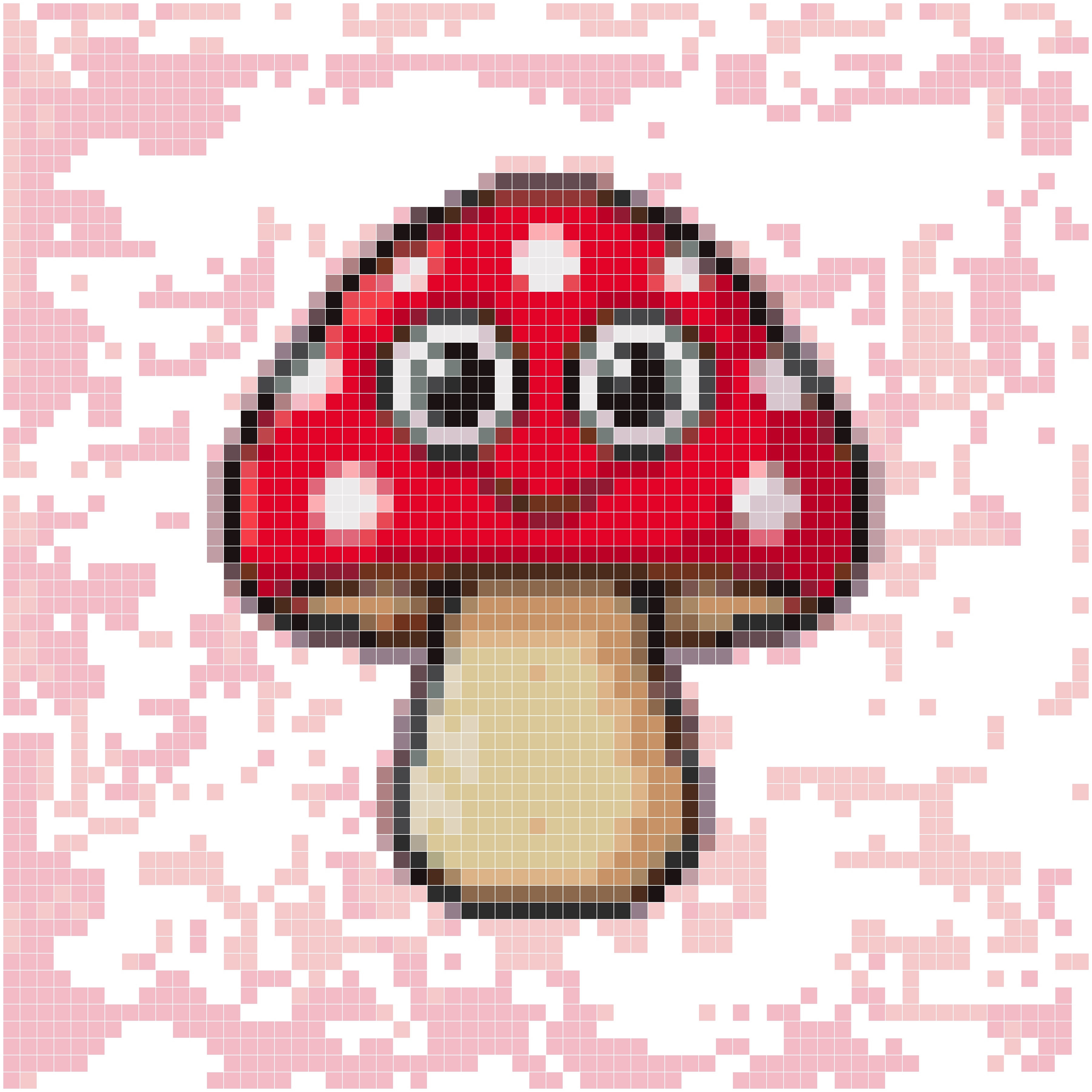 甜蜜草莓蘑菇