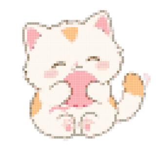 抱毛线球小猫