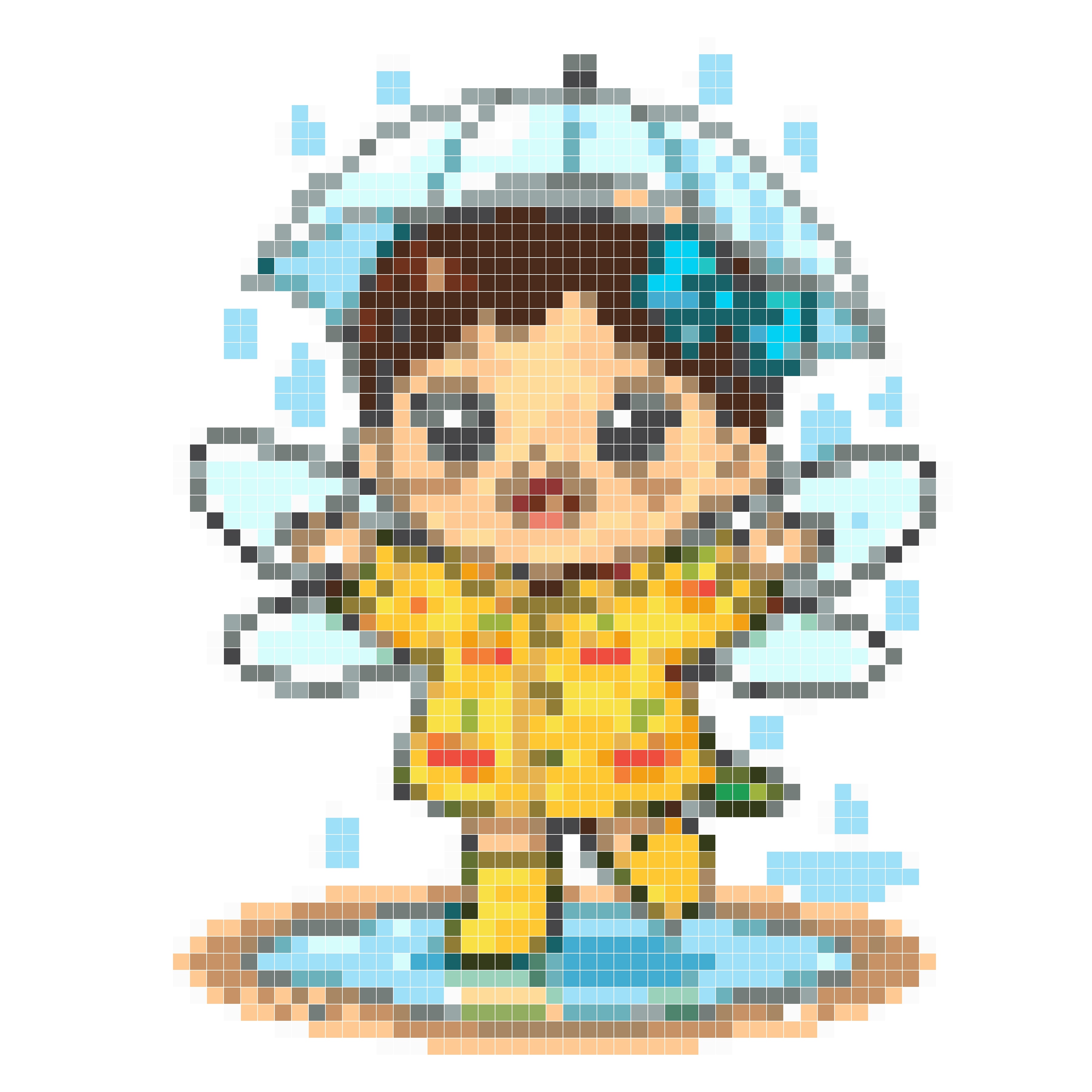 雨中蹦跶