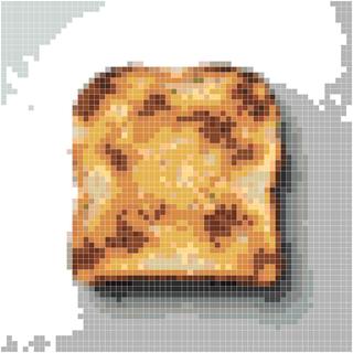 单片吐司面包