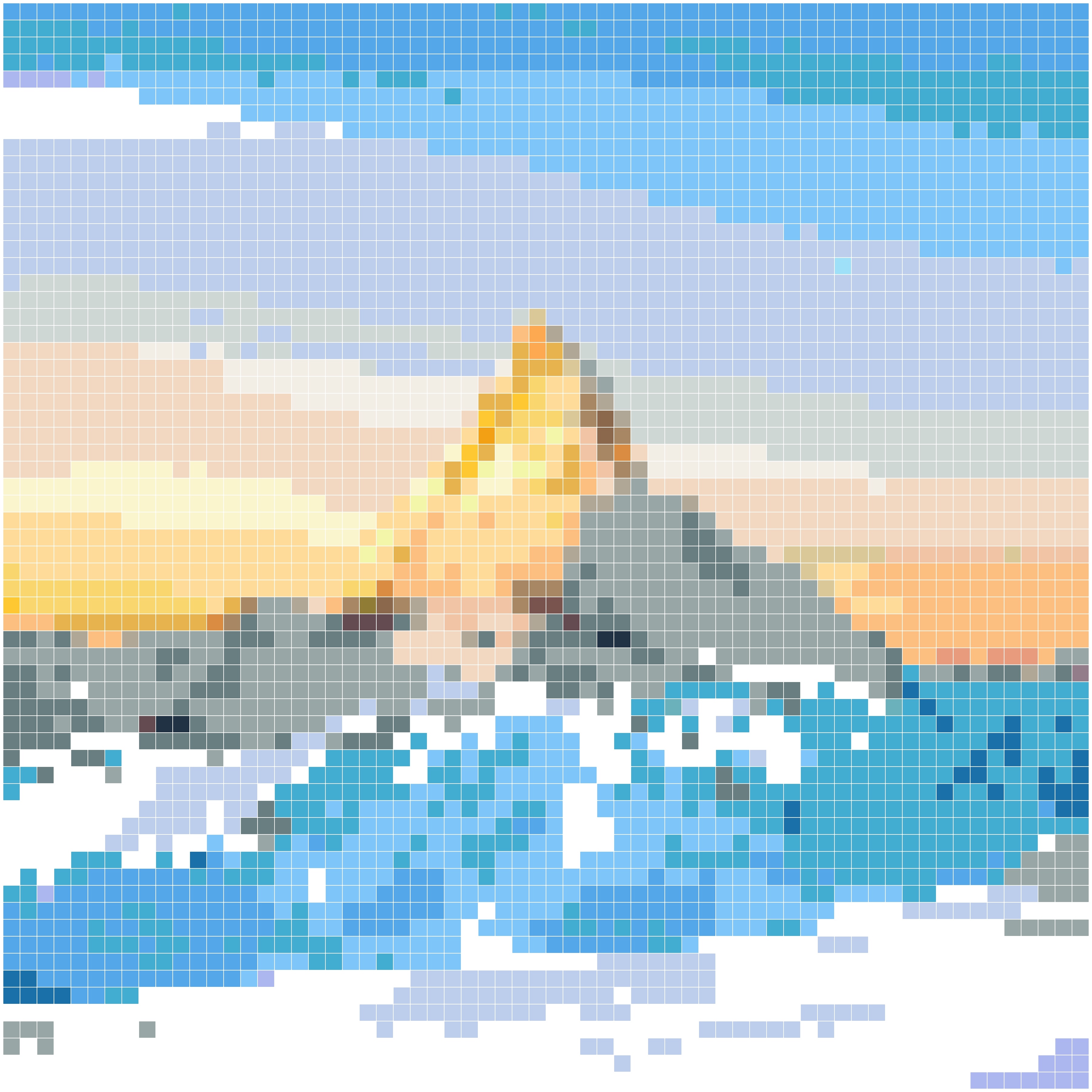 雪山日出