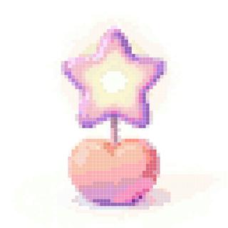 星星桃心造型台灯