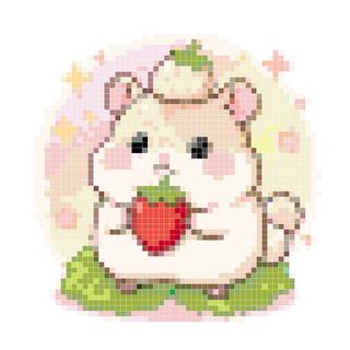 草莓奶油仓鼠