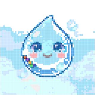 蔚蓝水滴精灵
