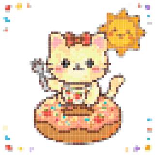 奶油猫咪·甜甜圈日