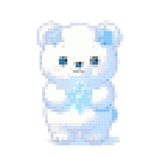 雪花北极熊