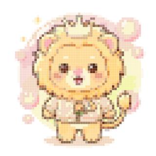 甜甜小狮崽