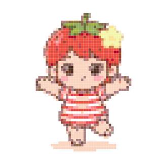 俏皮草莓果妹