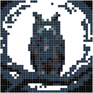 猫头鹰在月夜枝头