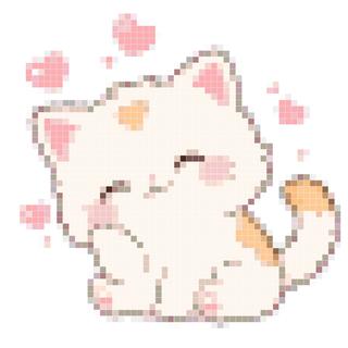 被摸头超开心的小猫