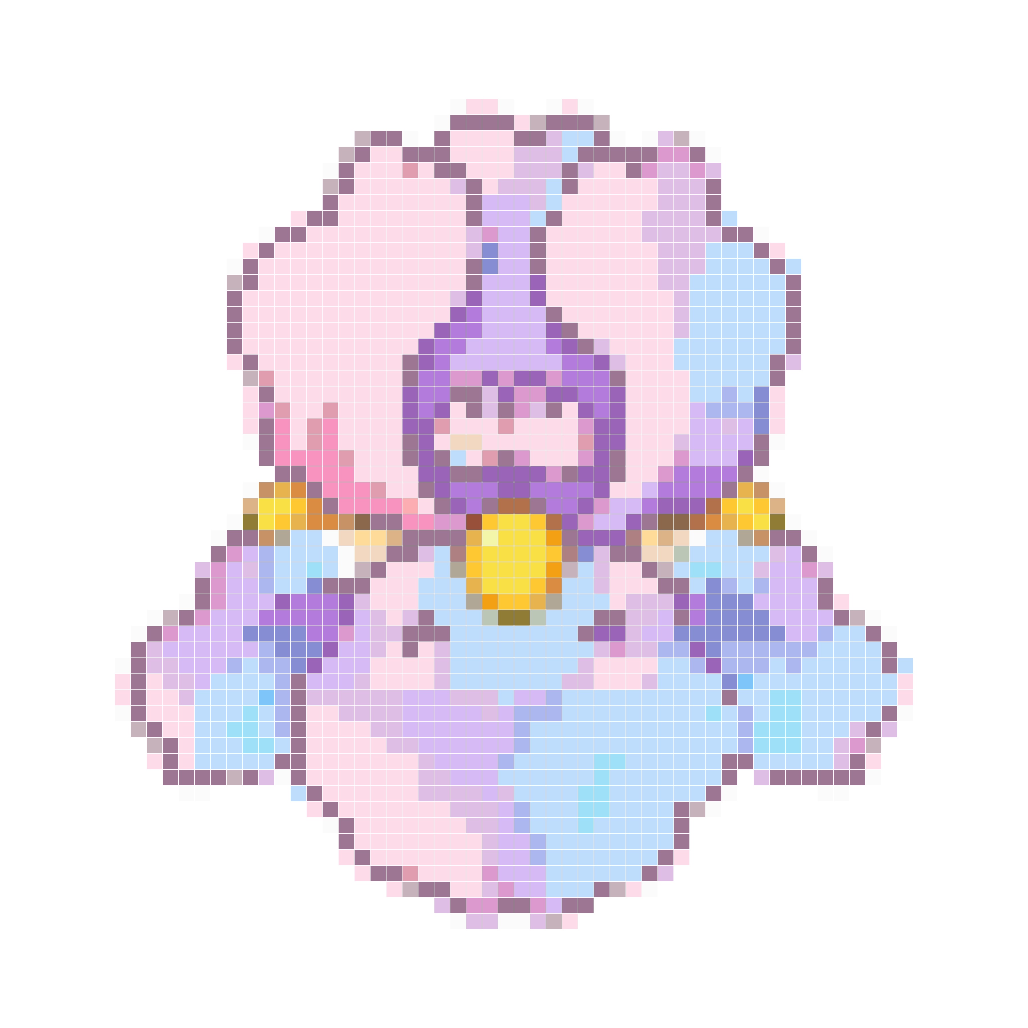彩虹花瓣微笑鸢尾