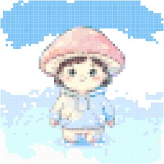 呆萌香菇女孩