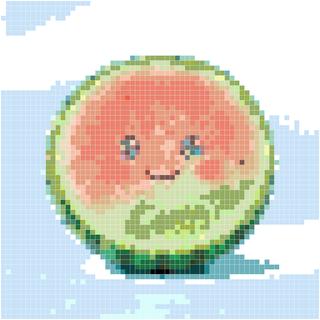 彩虹微笑西瓜